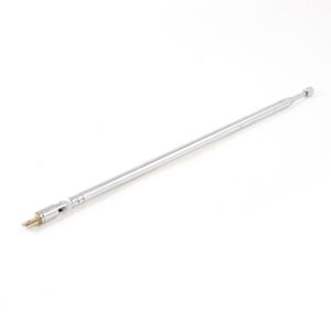 Haude Metal 7 Sections antenne Radio AM FM telescopique 75cm de Long dargent 