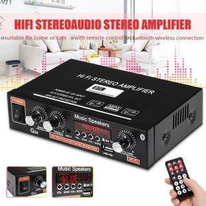 AMPLIFICATEUR HIFI Amplificateur HIFI bluetooth Stéréo Audio Radio FM