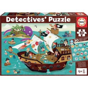 PUZZLE Puzzle enfant Le Bateau Pirate et l'Île au Trésor 
