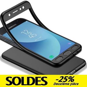 COQUE - BUMPER 360 protection anti-knock case pour Samsung Galaxy J5 (2017)Eur version - Noir
