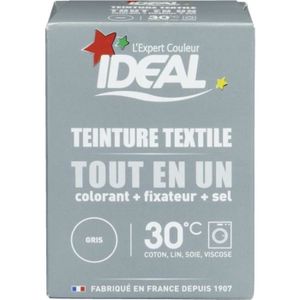 IDEAL - Teinture Tissus Poudre Tout En 1 Maxi Noir 350G - Lot De 3 :  : Epicerie