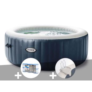SPA COMPLET - KIT SPA Spa gonflable - INTEX - PureSpa Blue Navy - 6 plac
