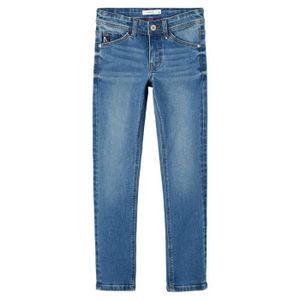 JEANS Pantalon Jeans - Name It - Theo Slim - Bleu - Enfa