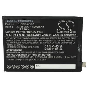 Batterie téléphone vhbw Batterie remplacement pour Umi 1ICP/6/65/87 p