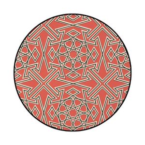 TAPIS tapis ethnique rond φ80cm tapis berbere grand tapi