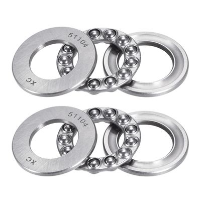 Sourcing Map 6204-2RS Roulements à Billes Gorge Profonde 20x47x14mm Double Scellés - Lot De 4