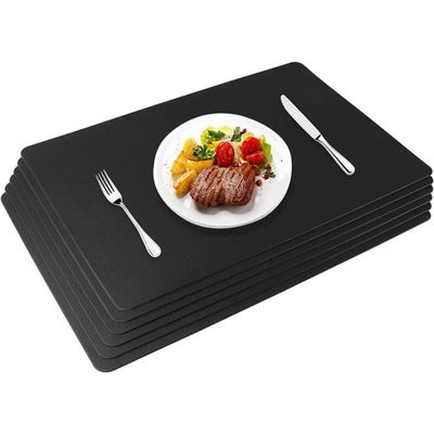 ISIYINER Sets De Table,Placemats Set Lot De 6 Lavables PVC Tapis De Table Antidérapantes Résistant à La Chaleur Pour Dîner Cuisine Salon Jardin Ou Salle à Manger Restaurant