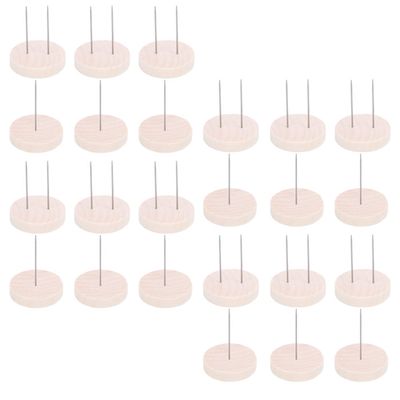 Floatdream 20 Pièces Support de Poupée, Support de Poupée Réglable, Support de Poupée Blanc, pour Etagère de Poupée, Nounours, Ultraman, les Modèles Sont Fixes (Blanc