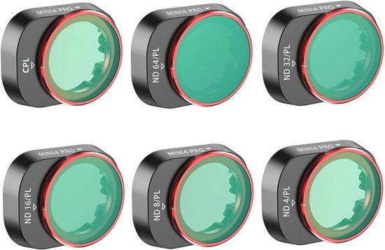 Kit Filtres Pour DJI Mini 5 Pro - Filtres CPL, ND8-128, UV, Protection Objectif, Pour Améliorer La Qualité Vidéo Et Photo Drone