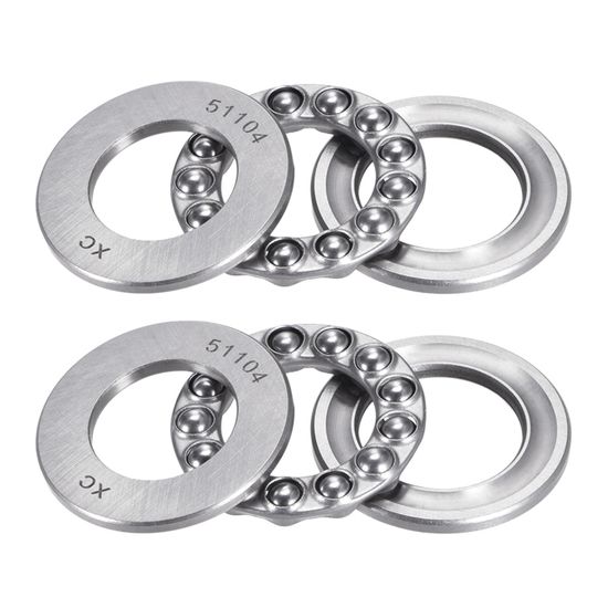 Lot De 5 Roulements De Butée Axiale à Billes 51201 - Diamètre Intérieur 12mm, Extérieur 28mm - Haute Précision