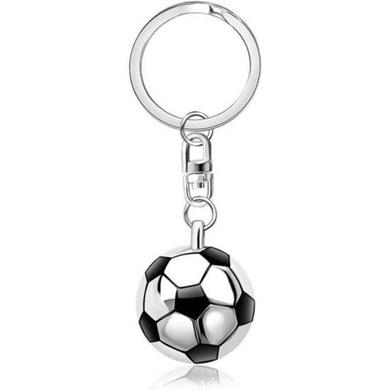 Porte Clé-Clef Homme Garcon Football Ballon De Foot 3D Demi-Rond