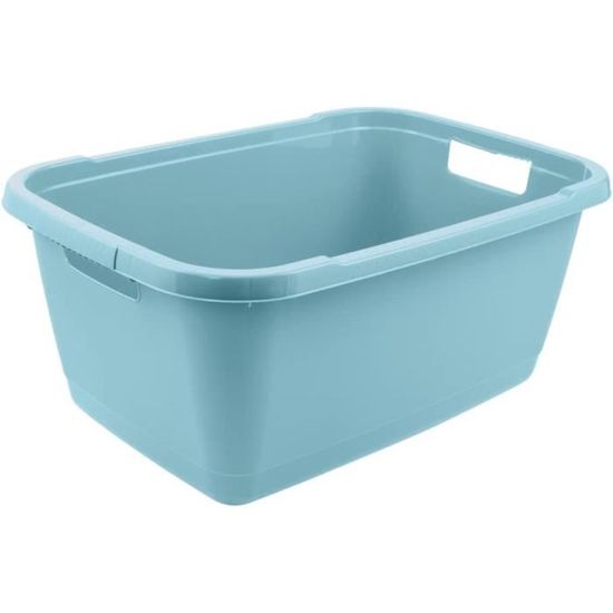 Panier à Linge Jost 52L Design Ajouré Nordic Blue - Keeeper Robuste Et Pratique