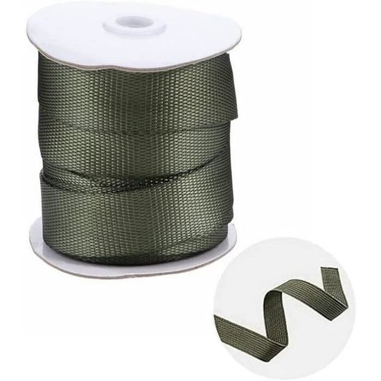 Lot De 2 Sangles Fixation Caisson Basses Voiture 125 Cm – 30 Mm Large, Boucle Acétal, Supports à Visser, Fixation Coffre Solide