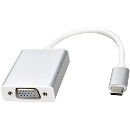 C2G 20 cm Convertisseur adaptateur DisplayPort™ mâle vers VGA femelle actif - Noir - C2G