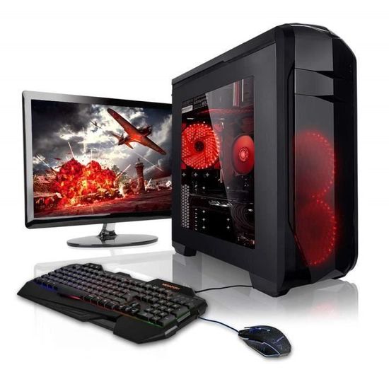 Unité Centrale PC Gamer Complet • • AMD A8-9600 4X 3.1Ghz • 8Go