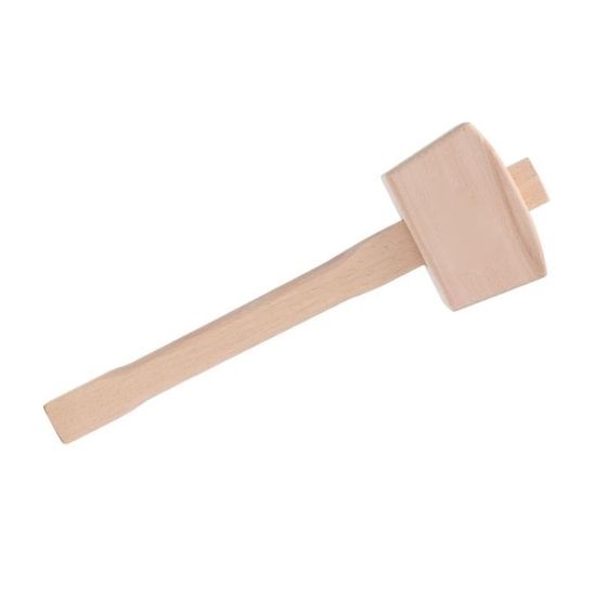 Maillet en bois de Stubai pour sculpteurs en hêtre naturel, 80mm