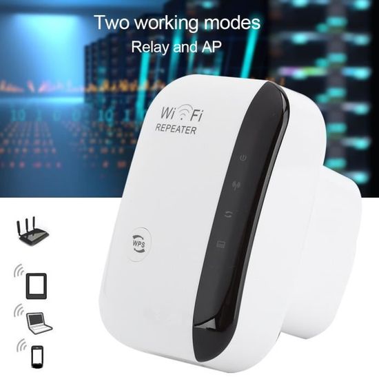 JIE Répétiteur Amplificateur De Signal Wifi Port Ethernet 300M Mural ...