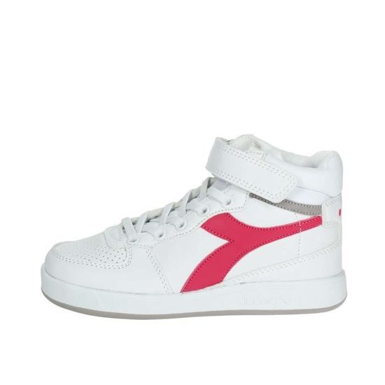 Diadora Petite Sneakers Fille Blanc/Fuchsia Blanc/fuchsia Cdiscount Chaussures