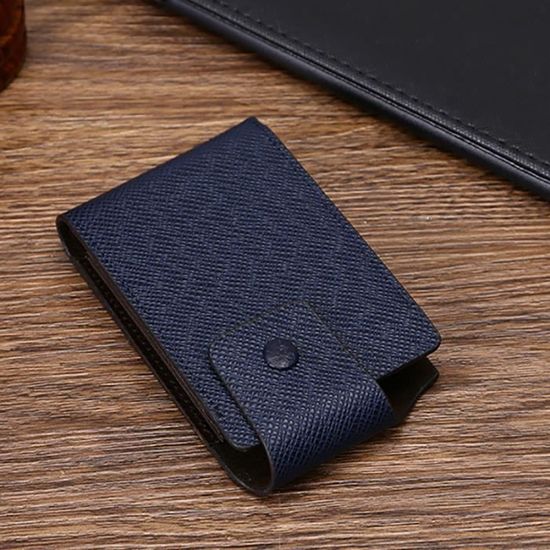 A-SLIM Nano Yaiba Portacarte Minimalista - Piccolo Portafoglio Con Scomparto Centrale - 2