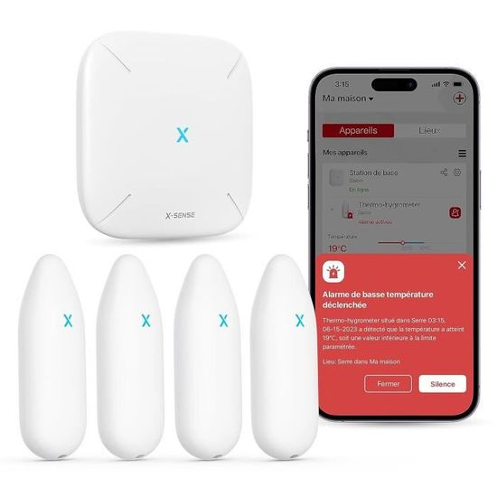 Vente flash 16,14€ thermomètre hygromètre Intérieur connecté X-Sense WiFi Vente flash 16,14€ thermomètre hygromètre Intérieur connecté X-Sense WiFi