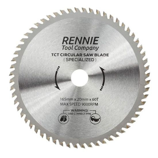 Lame Scie Circulaire 200x20 Mm - 60 Dents TCT - Pour Bois