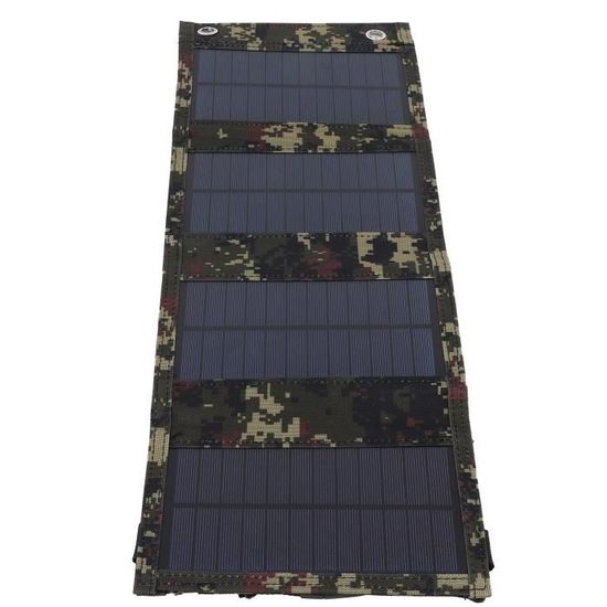 Panneau Solaire Pliable 40W Monocristallin - Chargeur USB/Type-C/12V Pour Camping, Randonnée