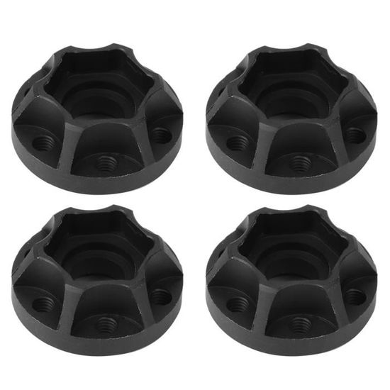 Agatige 4 Adaptateurs Moyeu Hexagonal 17mm Aluminium Pour Voiture RC 1:8 - Extension Roue Avec Broches