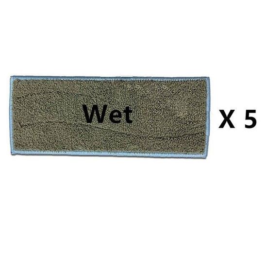 Lot De 4 Chiffons Lavables Pour Aspirateur Robot Vexilar W9 - Serpillères Microfibre, Nettoyage Efficace Des Sols