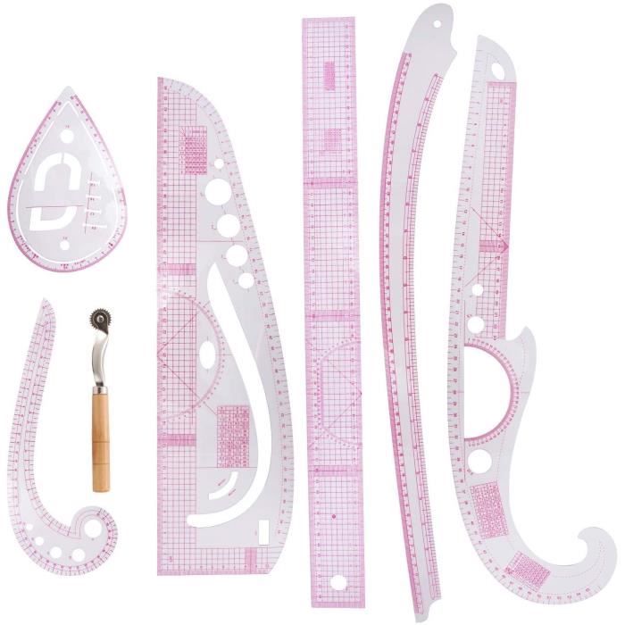 Lot De 3 Règles Patchwork Acrylique - Multifonction Couture Manuelle