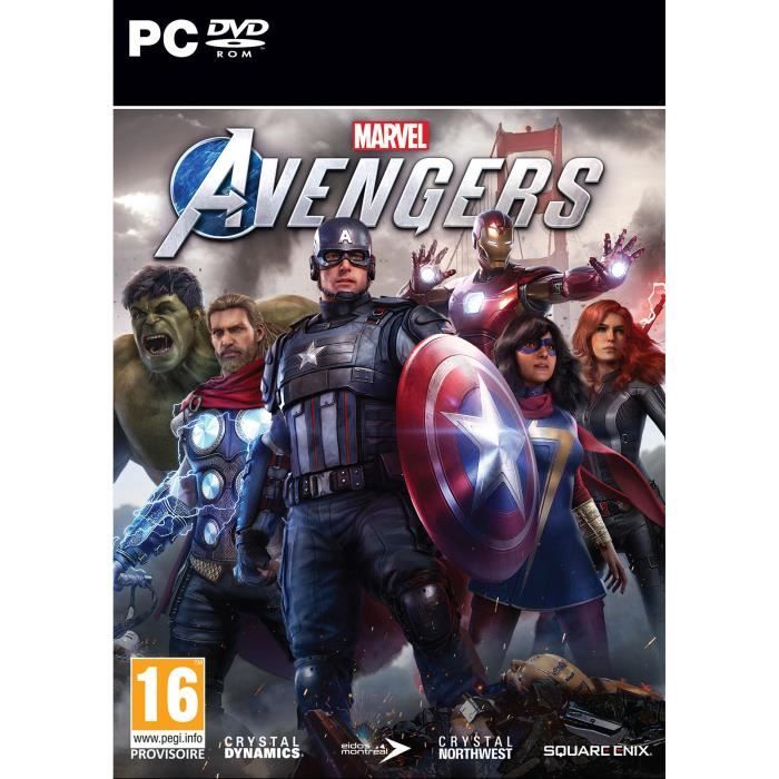 Jeu PC - Marvel's Avengers - Crystal Dynamics - Action - Standard - En boîte
