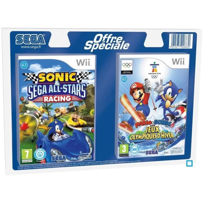Sega Bipack Sonic / Jeu Console Wii