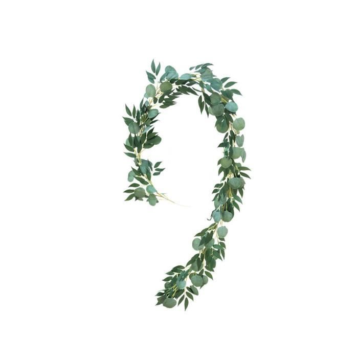 fleur artificielle 2M Feuilles s Compo Vigne Rotin Mur De Mariage Décor À La Maison 59JC