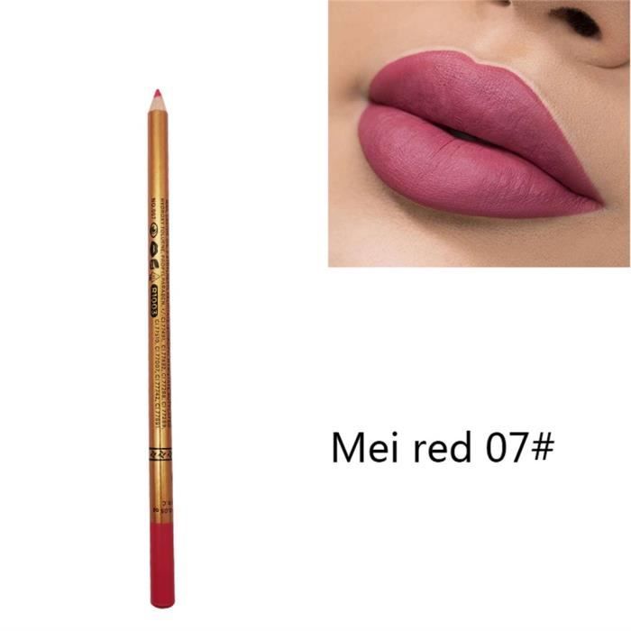 Rouge à lèvres mat longue durée imperméable mat brillant Lip Liner cosmétiques LWL90801095G_0169