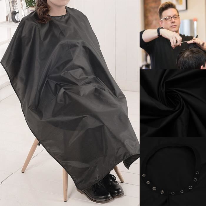 TABLIER A BARBE - BAVOIR A BARBE Coupe de cheveux tissu imperméable salon de coiffure robe de coiffeur Cape coiffure coiffeur