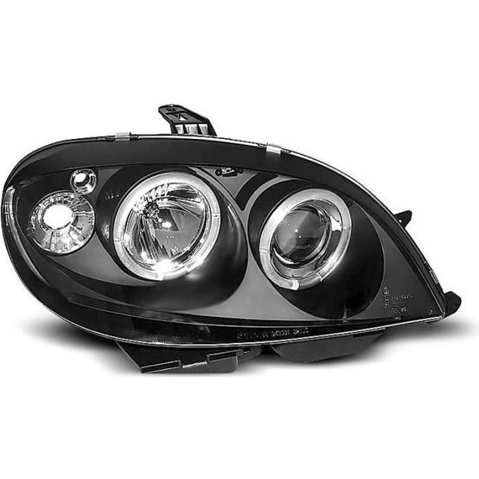 Paire de feux phares Citroen Saxo 99-03 angel eyes noir