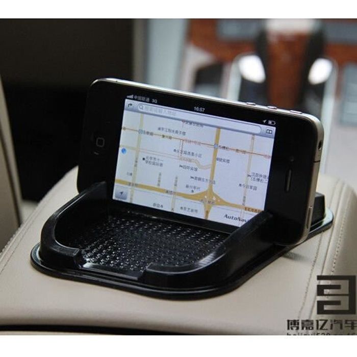 Tapis collant de voiture tableau de bord Anti-dérapant Gadget Téléphone Mobile GPS Support Voiture