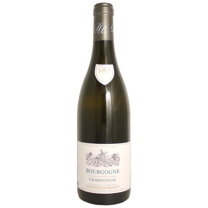 Bourgogne Chardonnay 2016 Domaine Borgeot -75 cl - Vin Blanc AOP de Bourgogne - Cépage Chardonnay