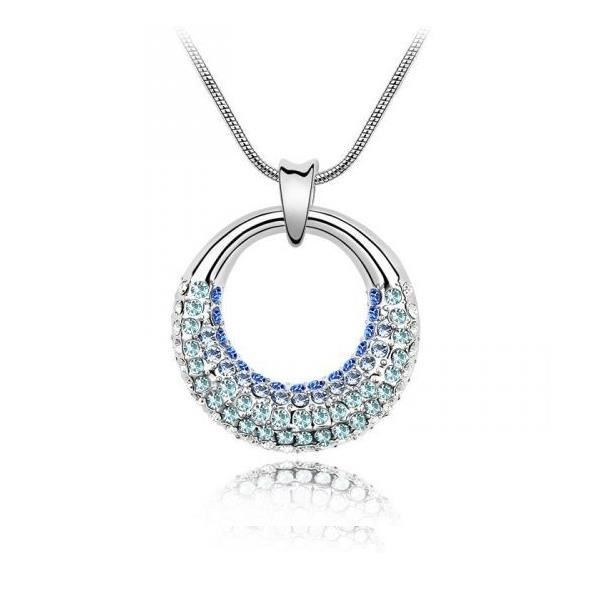 Pendentif en Cristal de Swarovski Element bleu