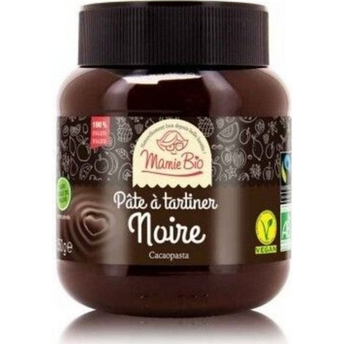 MAMIBIO - PATE A TARTINER NOIR CHOCOLAT NOIR 350G