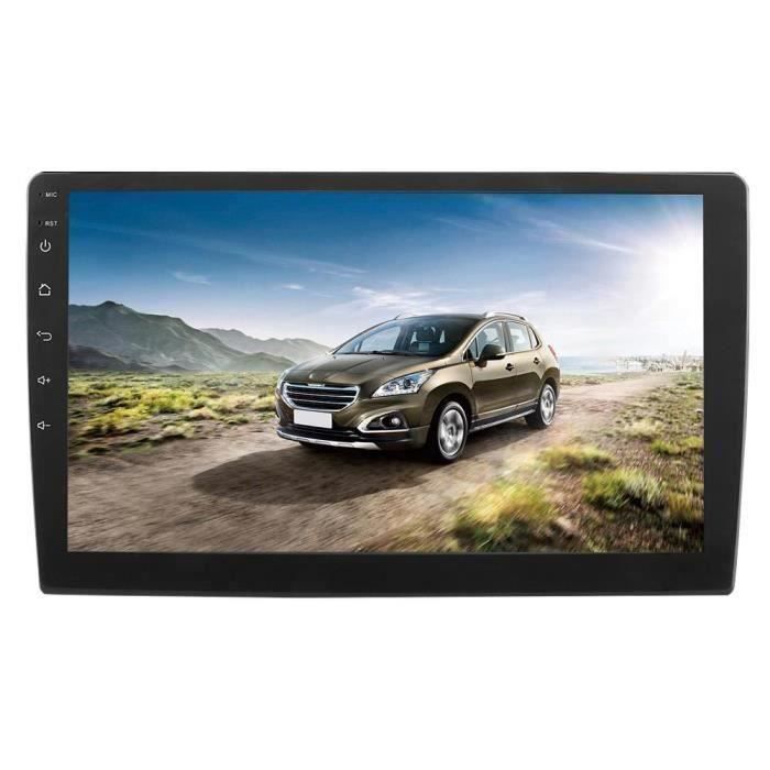 Lecteur Multimédia Stéréo de Voiture MP5 10,1 Pouces pour Android 8.1, Quad-core Radio