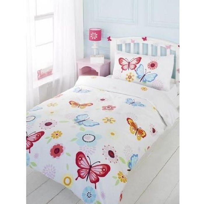 Parure de lit Papillons Chambre fille