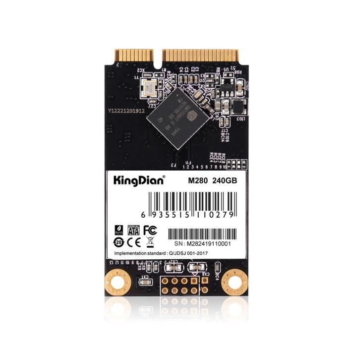 Disque dur interne SSD mSATA SSD 480 Go Mini SATA SSD pour ordinateur portable pour Dell ThinkPad