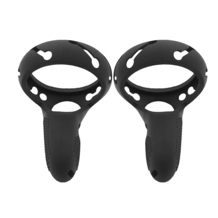 Jeux vidéo,Manchon de protection complet pour Oculus Quest-Rift S VR contrôleur de Contact - Type Black #F