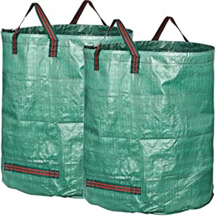 M-ok4 2X Sacs De Jardin 500L Indéchirables