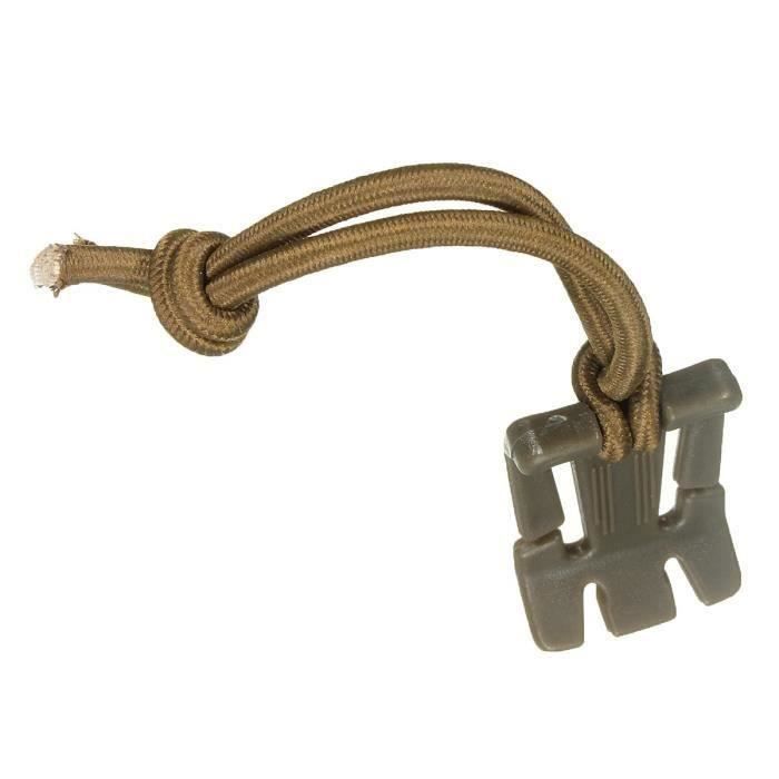 Militaire cordon élastique Boucle Rouleau clip Sangles Randonnée VERT DE L'ARMEE Aw58666