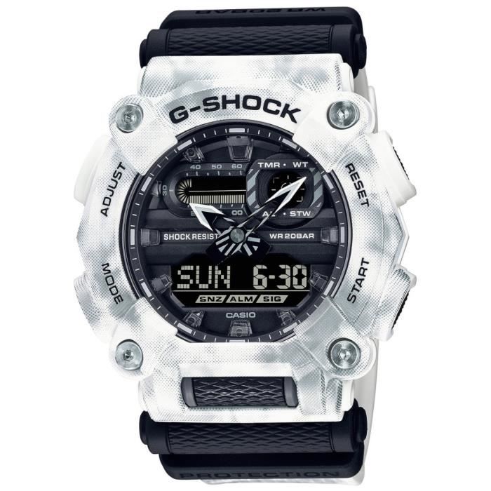 Casio - Montre Hommes - Quartz - Analogique - Digital - Bracelet Plastique Multicolore - GA-900GC-7AER