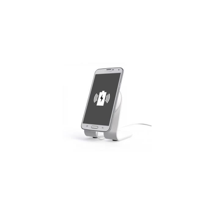 Support bureau avec charge par induction