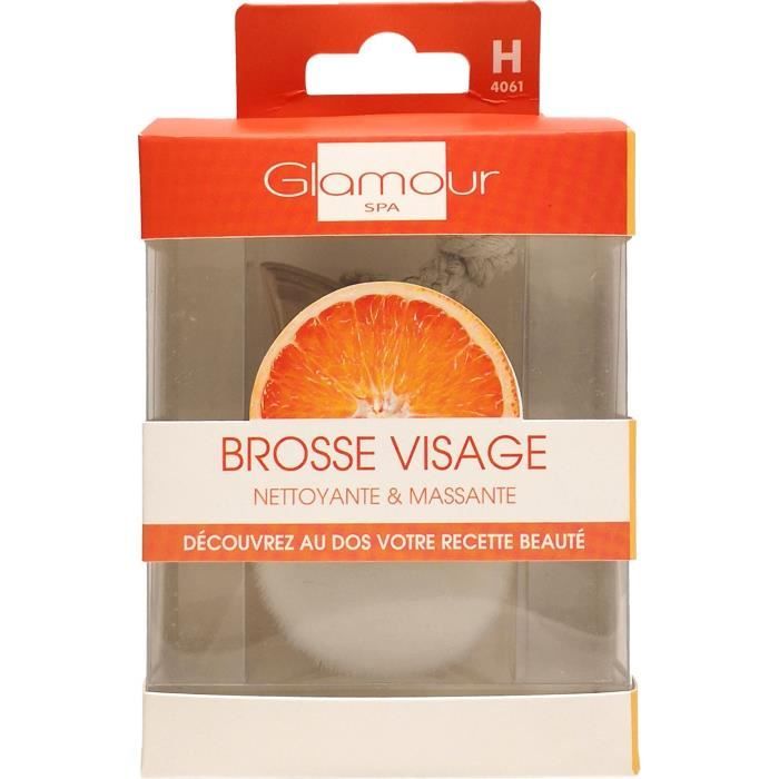 GLAMOUR SPA - GANT LISSANT ET NETTOYANT EN RAMIE / COTON - 18,5 x 21 cm