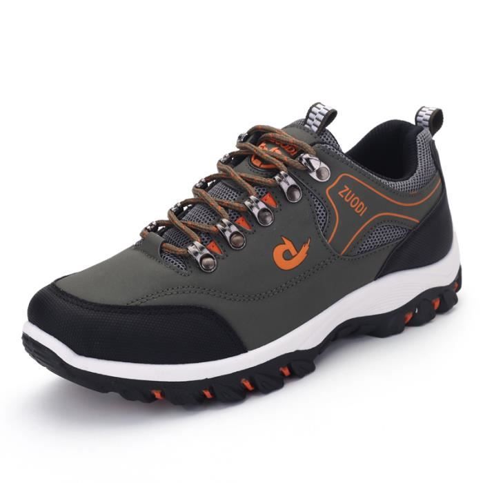 Chaussures de course de sport pour hommes, vertes