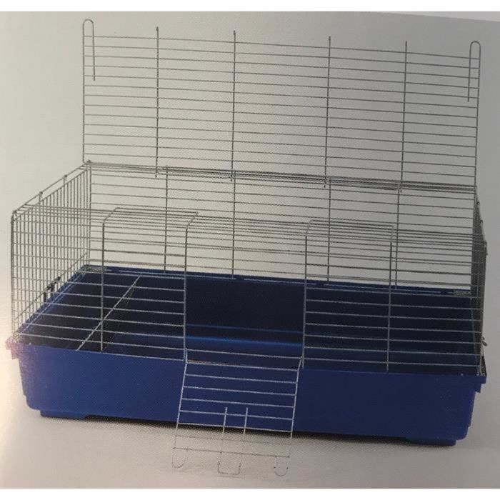 Cage Lapin Et Cobaye Bac Bleu Rabbit 100 - Ferplast
